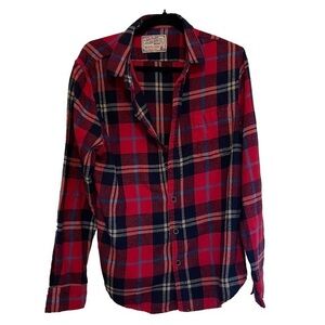 Jachs MFG Co. Men's Medium Red Flannel Button Up